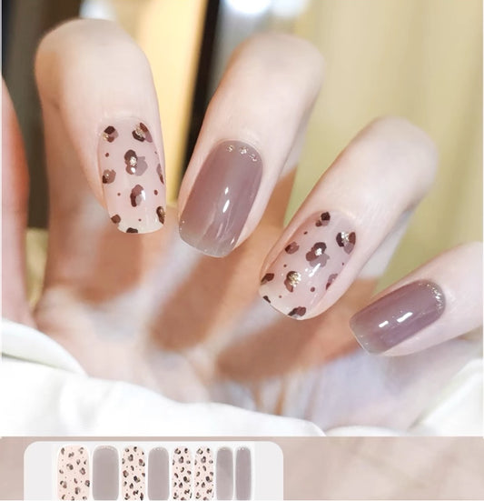 Leopard-print Press on Nails